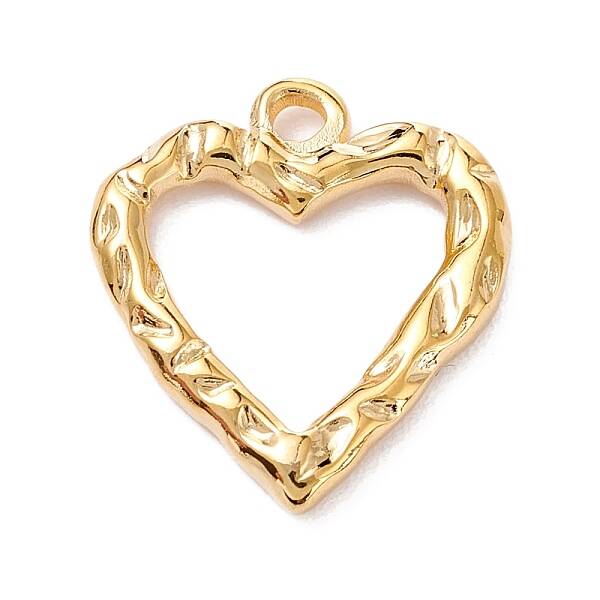 PVD Vacuum Plating 304 Stainless Steel Hammered Pendants