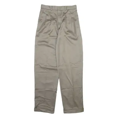 KIKADA Mens Trousers Beige Relaxed Straight W28 L31