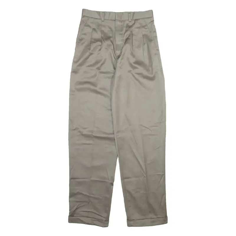 KIKADA Mens Trousers Beige Relaxed Straight W28 L31