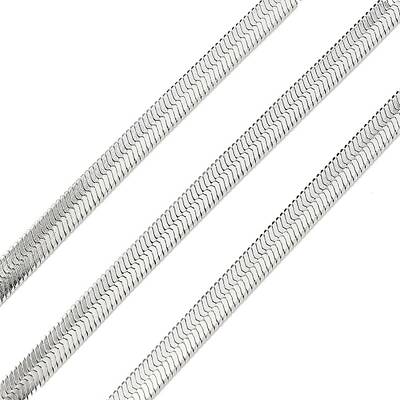 Brass Herringbone Chains