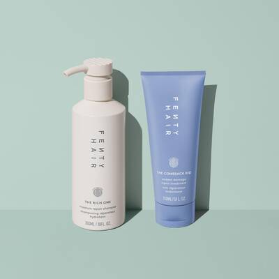 Fenty Hair Damage Repair Duo: The Rich One Moisture Repair Shampoo  The Comeback Kid Instant Damage Repair Treatment Hai