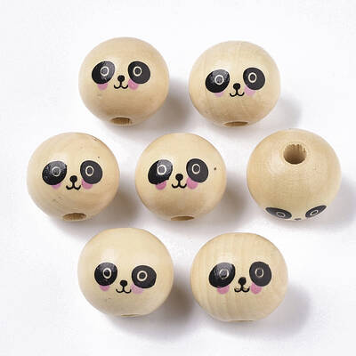 Natural Wood European Beads