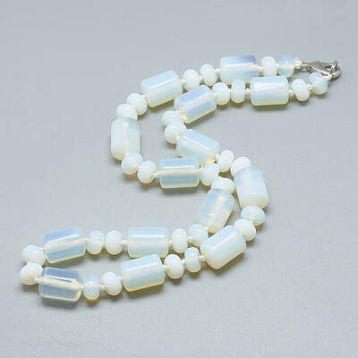 Opalite Beaded Necklaces