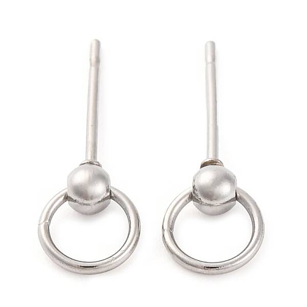 Anti-Tarnish 304 Stainless Steel Studs Earring Findings