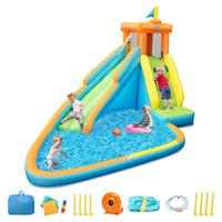 Costzon - Inflatable Mighty Bounce House Jumper with Air Blower, Inflatable castle for Backyard,Outdoor,Party Gift for kids c...
