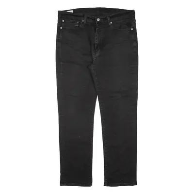 LEVI'S 514 Jeans Mens Black Regular Straight W38 L29