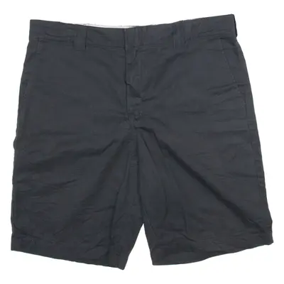 DICKIES Mens Workwear Shorts Black Relaxed 2XL W40