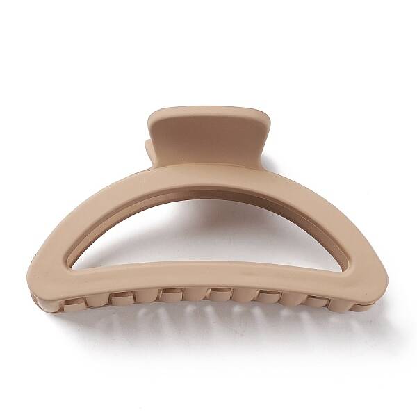 Half Round Plastic Claw Hair Clips