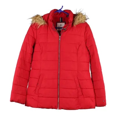 Tommy Hilfiger Puffer - Medium Red Polyester
