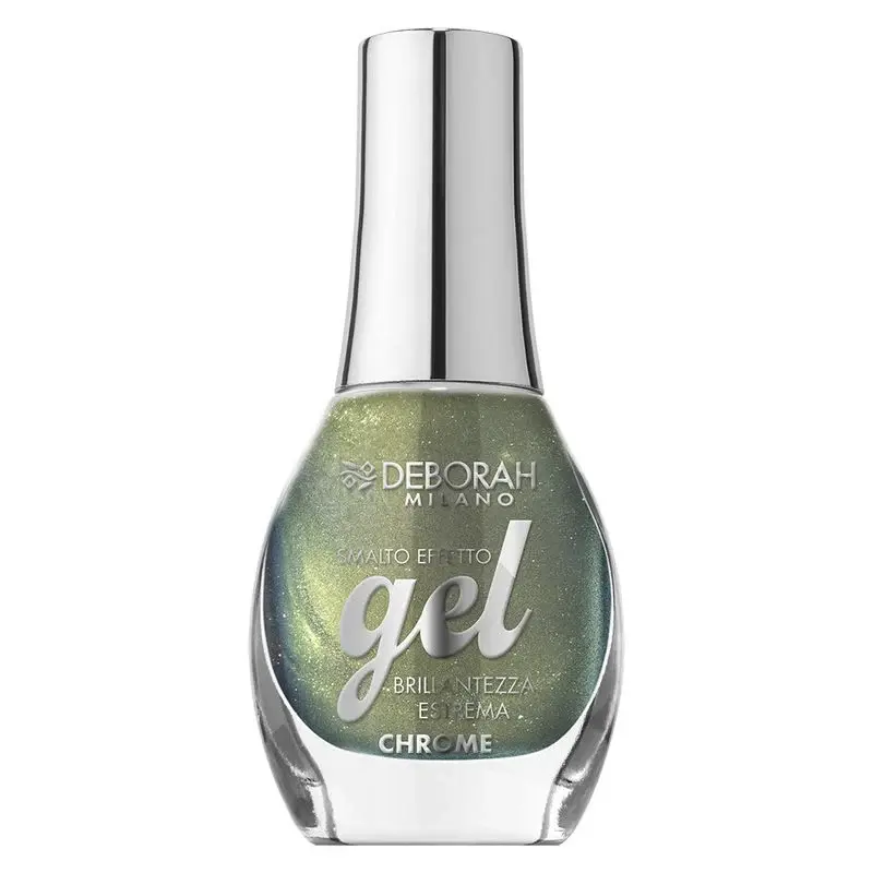 Deborah Chrome Gel Effect Nail Polish 04 - Lux Green