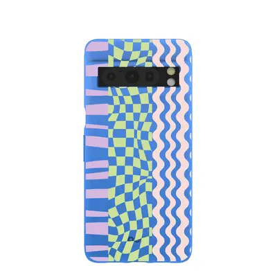Electric Blue Mixed Up Google Pixel 8 Pro Case