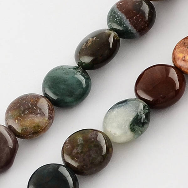 Natural Indian Agate Stone Beads Strands