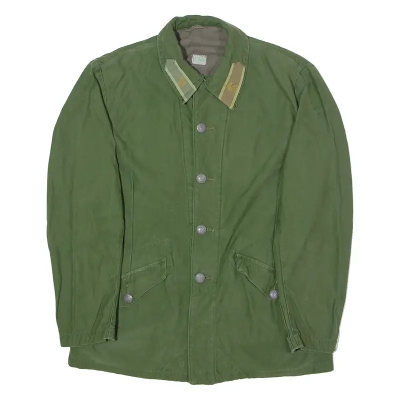 Mens Military Jacket Green 90s L