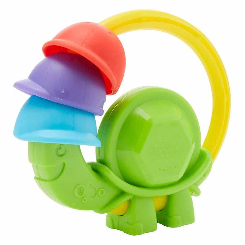Fisher Price Turtle Clacker 2-in-1 Teething Toy Rattles Unisex 3+ Months