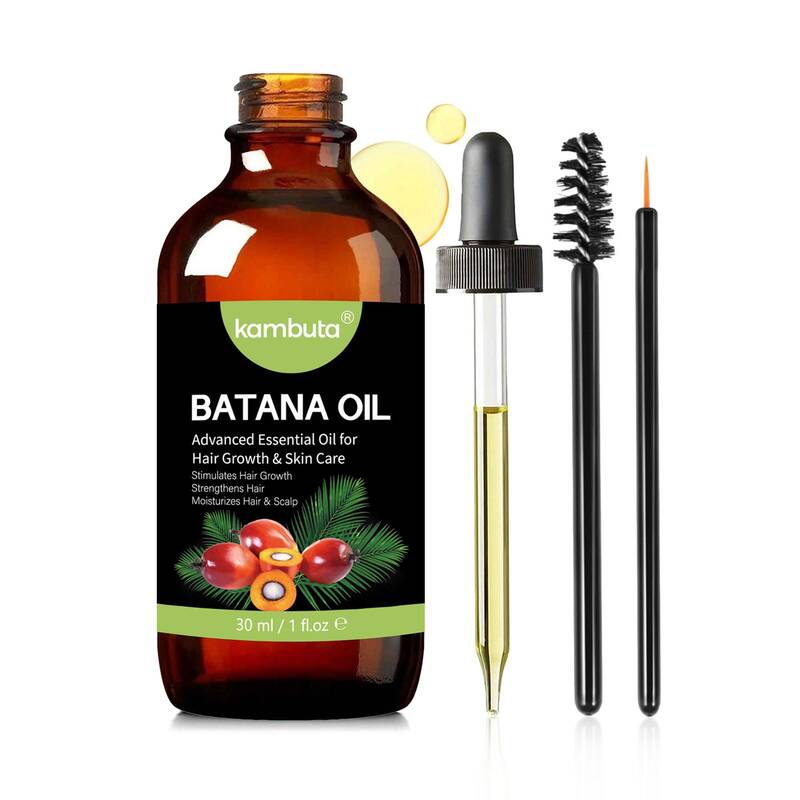 Kambuta Batana Oil Organic Haircare Anti Hair Loss Repair Set with Moisturizing Scalp Serum for Smooth Healthy Hair Outd