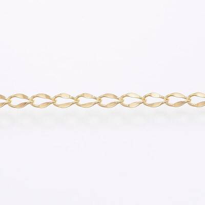 Handmade Ion Plating(IP) 304 Stainless Steel Twisted Chain Curb Chains
