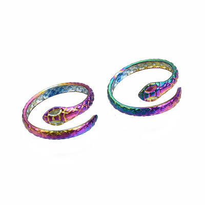 Snake Wrap Cuff Rings