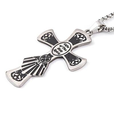 Cross 201 Stainless Steel Pendant Necklaces
