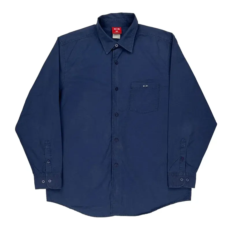 Oakley Shirt - XL Navy Cotton