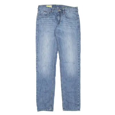 GAS Morris Jeans Blue Denim Slim Tapered Stone Wash Womens W31 L31