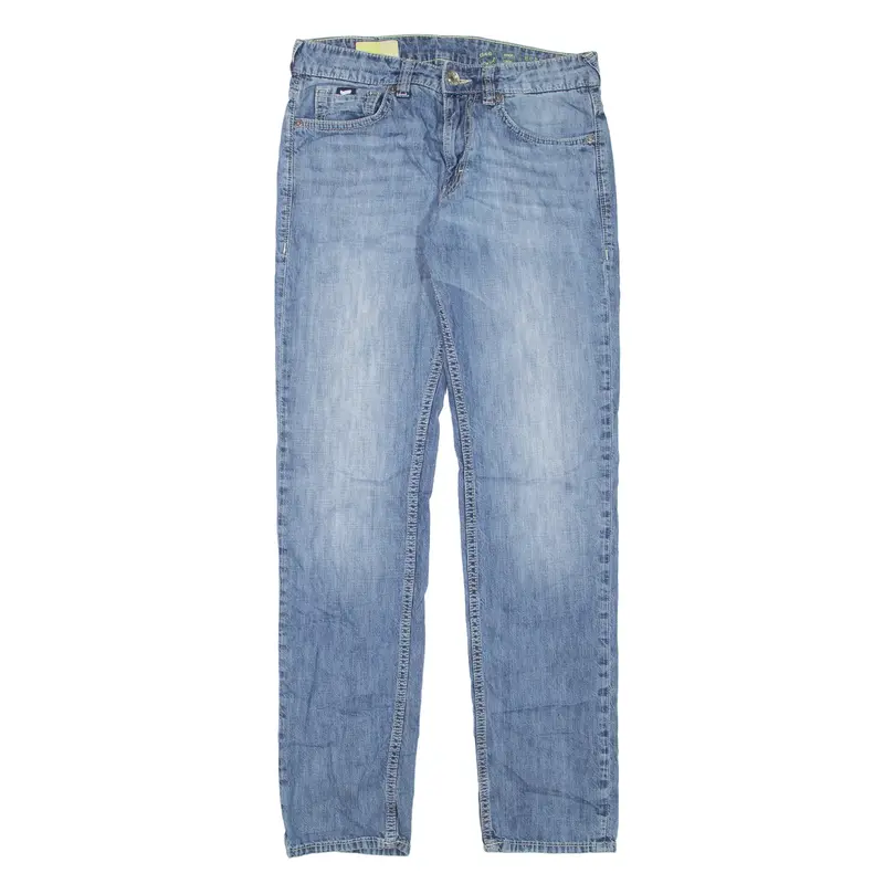 GAS Morris Jeans Blue Denim Slim Tapered Stone Wash Womens W31 L31