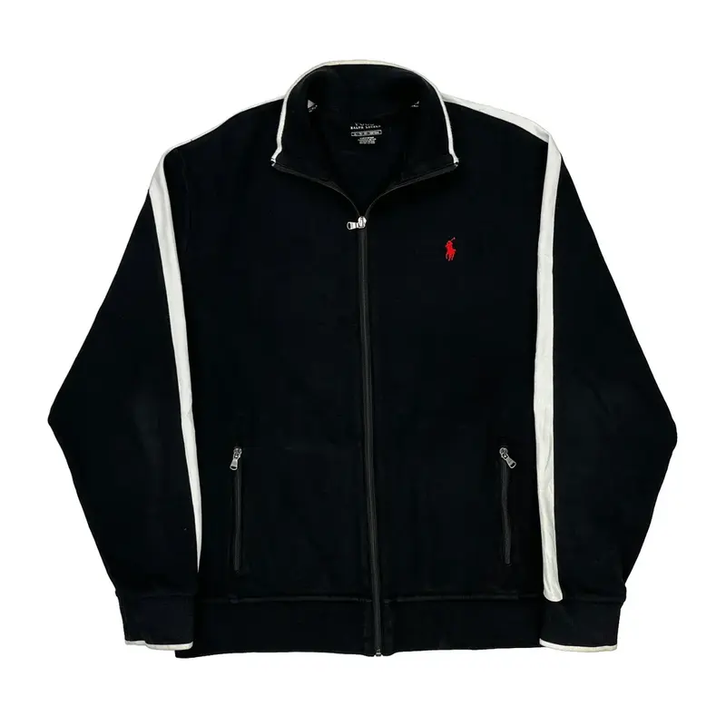 Polo By Ralph Lauren Zip Up - XL Black Cotton