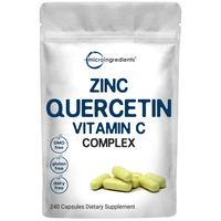 Micro Ingredients Quercetin with Vitamin C and Zinc Edible Supplement