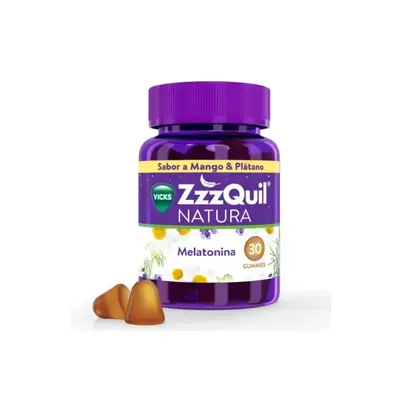 Vicks Zzzquil Natura Melatonina Gusto Mango e Banana 30 UnitĂ