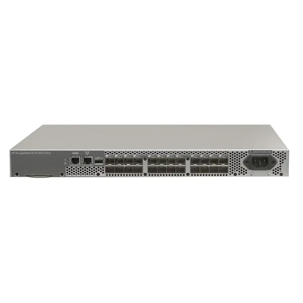 492292-001 HP 8/24 16 x Ports Active 8Gb/s Fibre Channel 1U Rack-Mountable SAN Switch