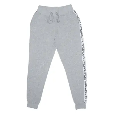 FILA Joggers Grey Tapered Womens UK 10 W27 L27