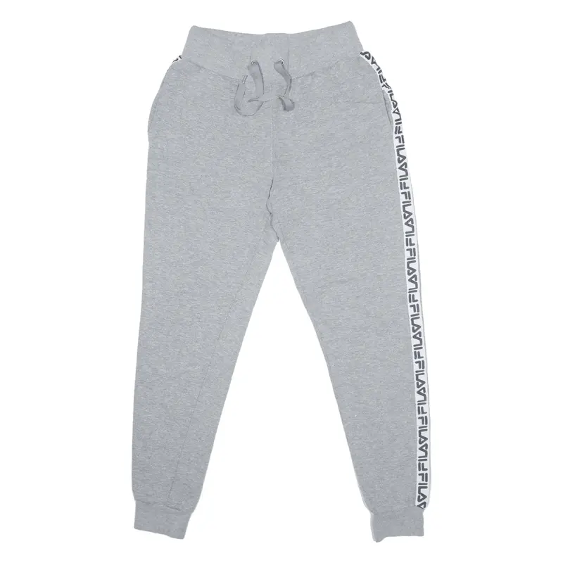 FILA Joggers Grey Tapered Womens UK 10 W27 L27