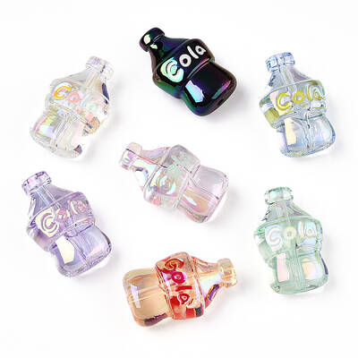 UV Plating Transparent Acrylic Beads