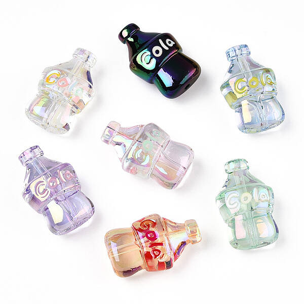 UV Plating Transparent Acrylic Beads