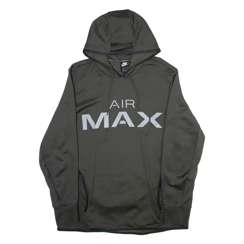 NIKE Air Max Mens Green Hoodie L