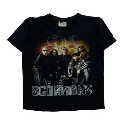 Scorpions The Roxx Band T-Shirt - Medium Black Cotton
