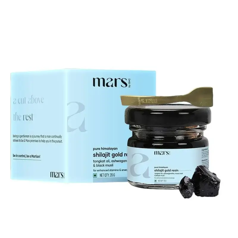 Mars Pure Himalayan Shilajit Gold Resin | Healthcare | Dietary Supplement | Fitness Edible Vitamin
