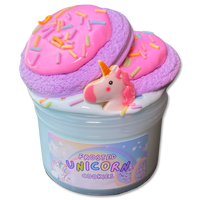 Slime Frosted Unicorn Cookies! DIY Thick and Glossy Clay Slime! Unicorn Slime