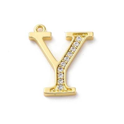 Rack Plating Brass Micro Pave Cubic Zirconia Pendant