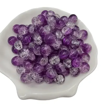 10 mm  glass beads.  100pcs.Beautiful Beads for Jewelry Making Handmade DIY Bracelet Necklace Phone Chain Crafts Small Busine...