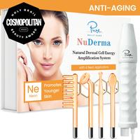 NuDerma Standard High Frequency Wand for Anti-Aging and Anti-Acne Neon Argon Gas by Pure Daily Care high frequency wand hair