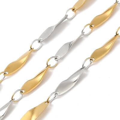 Ion Plating(IP) 304 Stainless Steel Twist Oval Link Chains