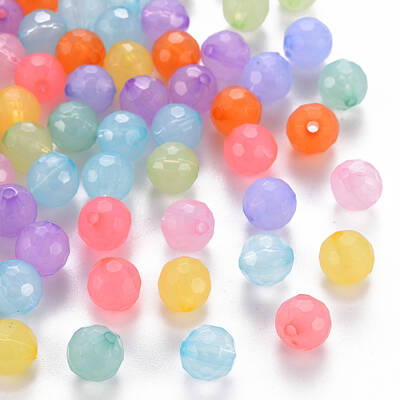 Transparent Acrylic Beads