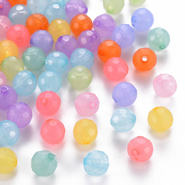 Transparent Acrylic Beads