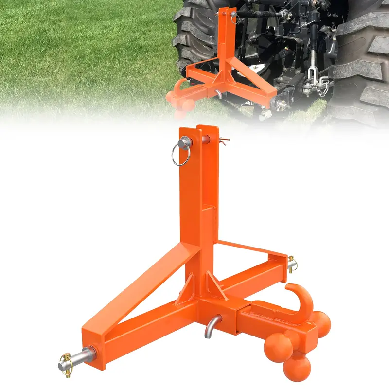 Garvee 3 Point Trailer Hitch Tractor 2 Receiver Heavy Duty Steel Quick Hitch 10,000 lbs Capacity Universal Fit Construction ...