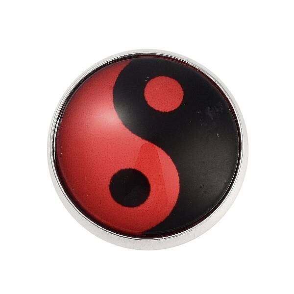 Round Glass Brooches