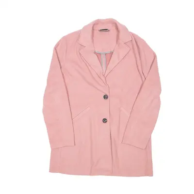 JEAN PASCALE Overcoat Jacket Pink Womens UK 16