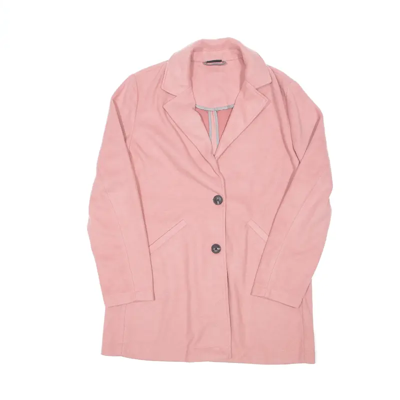 JEAN PASCALE Overcoat Jacket Pink Womens UK 16