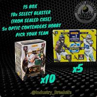 Panini NFL FOOTBALL PICK YOUR TEAM BREAK