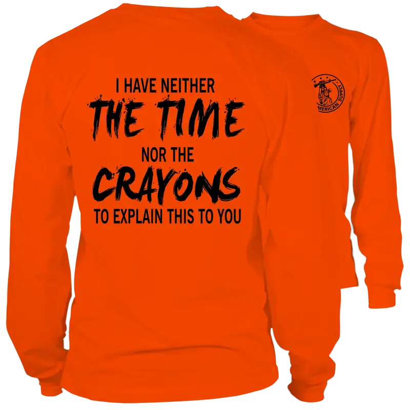 Crayons - Long Sleeve Hi-Vis Safety Yellow Shirt