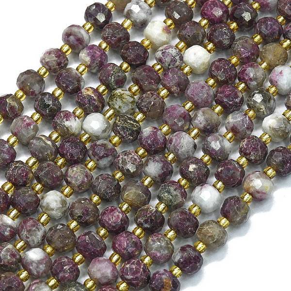Natural Plum Blossom Tourmaline Beads Strands